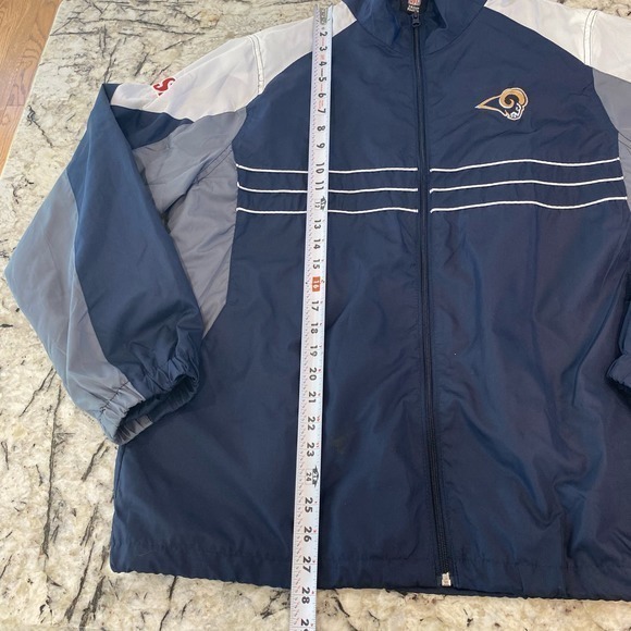 Vintage NFL St. Louis / LA Rams Reebok Windbreaker Zip Up Jacket - Picture 8 of 8